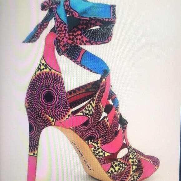 Gianni Bini Adrianna Ankle Wrap Lace-Up Strappy Sandals SZ 6.5M - Picture 3 of 11